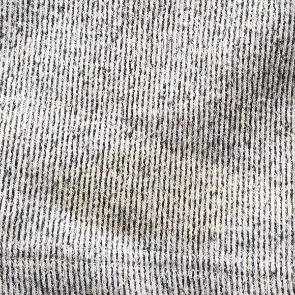 GAP Mock Neck Boxy Striped Pullover With Button Sleeve Detail S - Picture 6 of 9